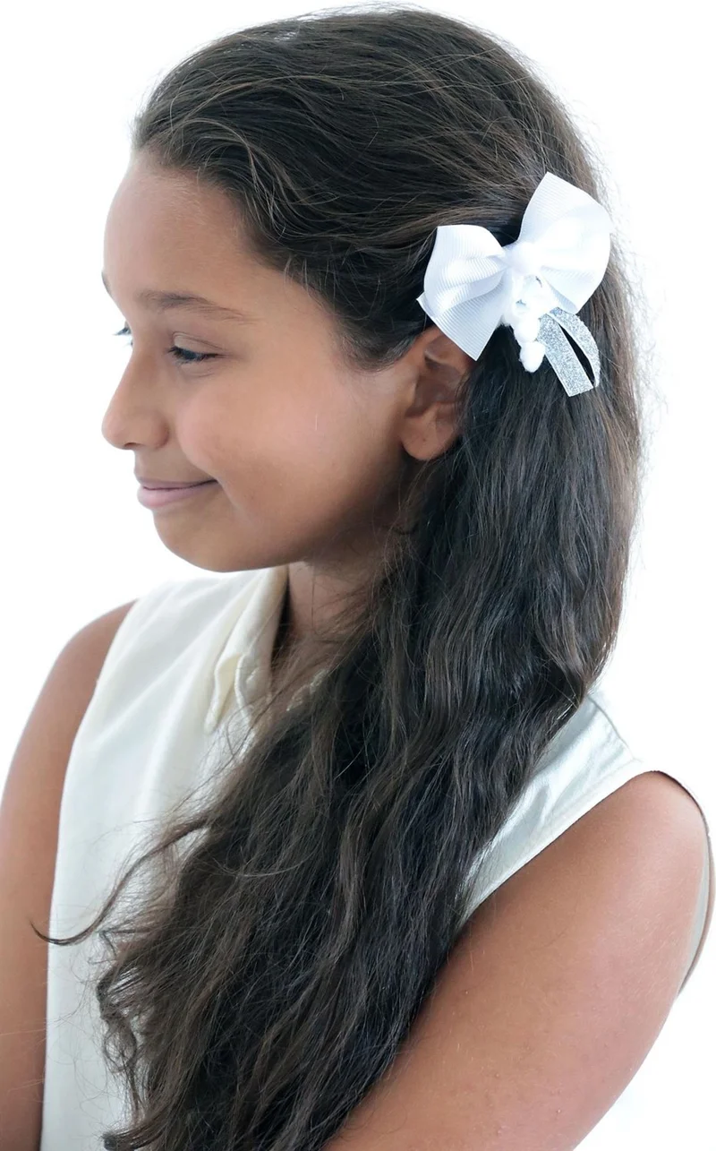 DayMod Magnolia Accessory & Buckle Set Children's Tights White