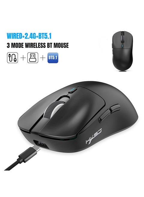 T68 Wireless Gaming Mouse 2.4G/Wired/BT For PC Laptop
