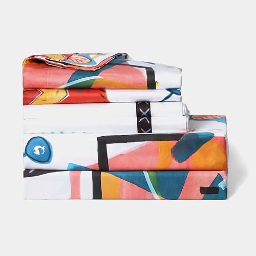 MYTRIDENT Shivan and Narresh Collection, Trident Bedsheet for Double Bed, 100% Cotton Bedsheet, 400 TC, Luxury, Premium bedsheet, King Size Bedsheet with 4 Pillow Covers - Surocco - Image 4