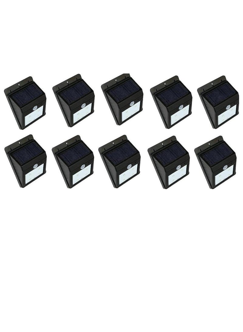 Generic "10-Piece Solar Security Lights with Motion Detection for Outdoor Use"