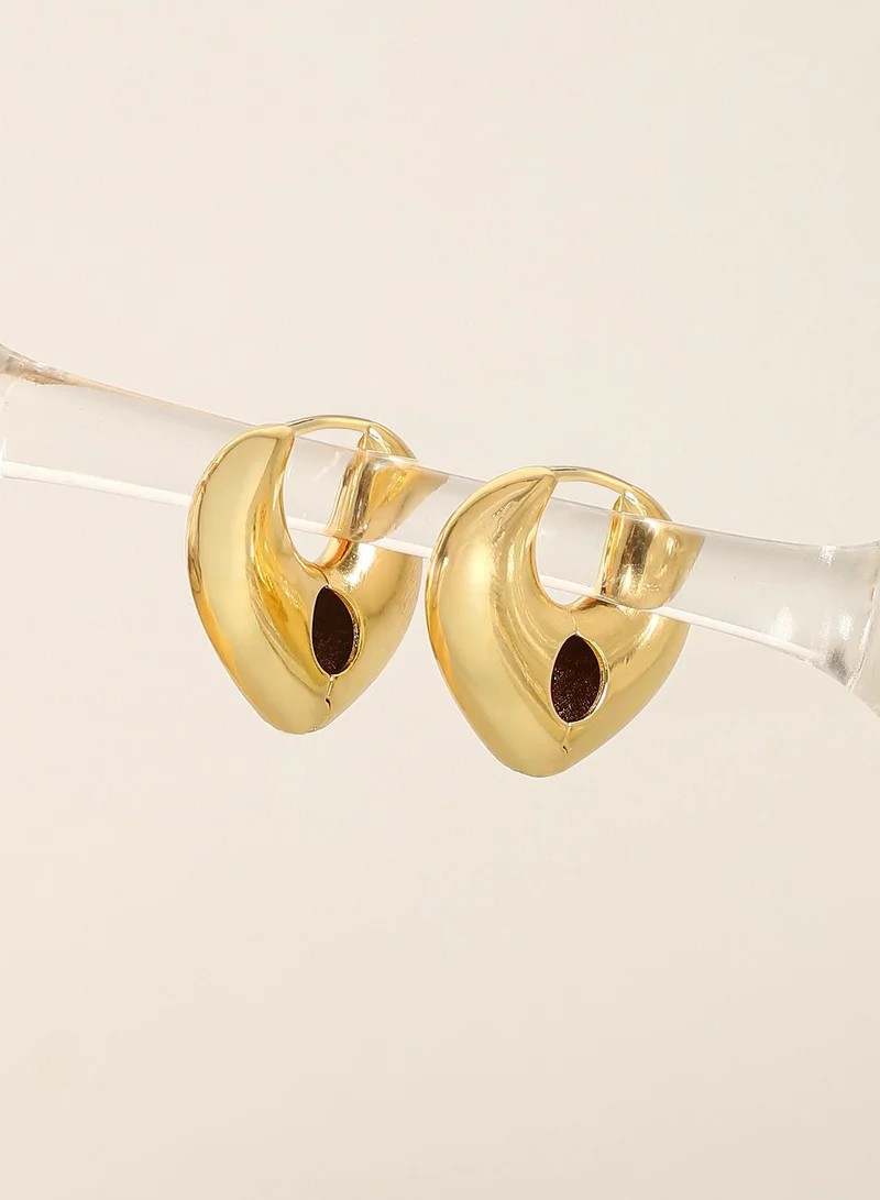 سوهي أقراط دائرية صناعية مجوهرات