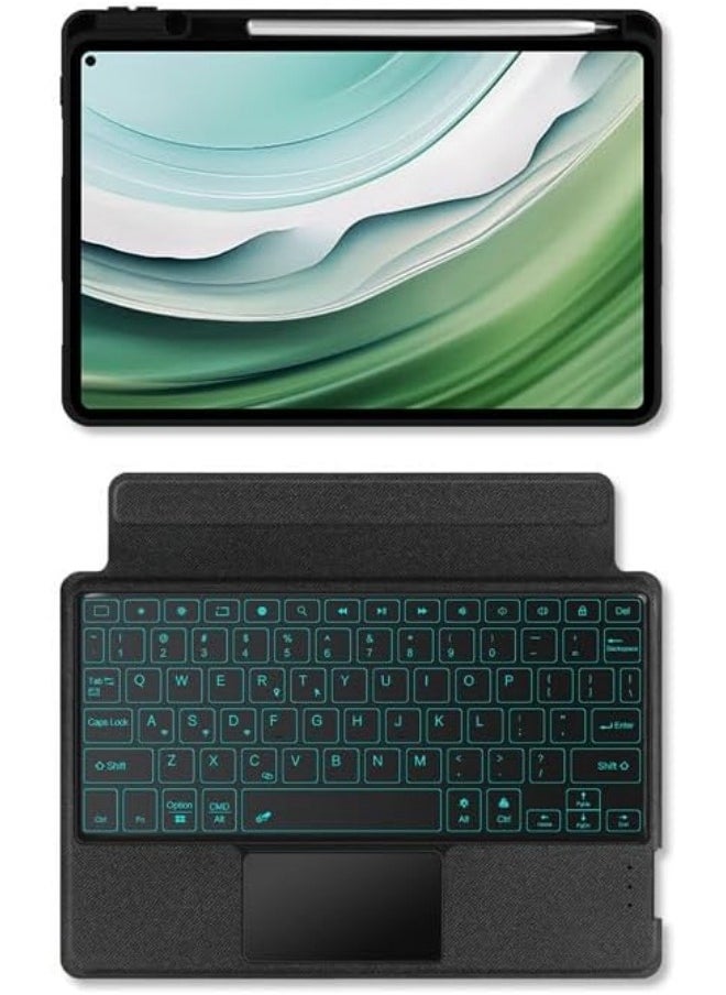 Smart Bluetooth-compatible Keyboard Compatible with Huawei Matepad Pro 11 2024/2022 Tablet Case Backlit Trackpad Split Cover For Matepad Pro 11-inch
