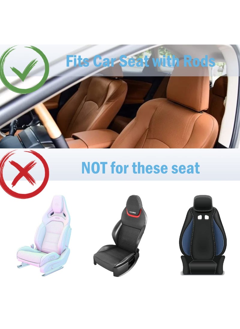 SYOSI - Car Backseat Tray Table, Foldable Tray Seat Back Laptop Desk for Car Travel, Multifunctional Car Back Seat Food Tray, Car Table with Phone Drink Holder - Image 1