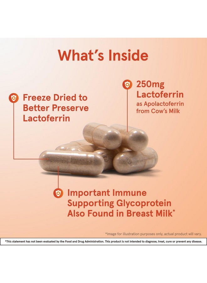 جارو فورملاز لاكتوفيرين ٢٥٠ ملغ من جارو فورميولاز - جليكوبروتين داعم للمناعة - لدعم صحة الجهاز المناعي وامتصاص الحديد - مجفف بالتجميد - خالٍ من الغلوتين - غير معدل وراثيًا - ٣٠ كبسولة (حصص) - Image 3