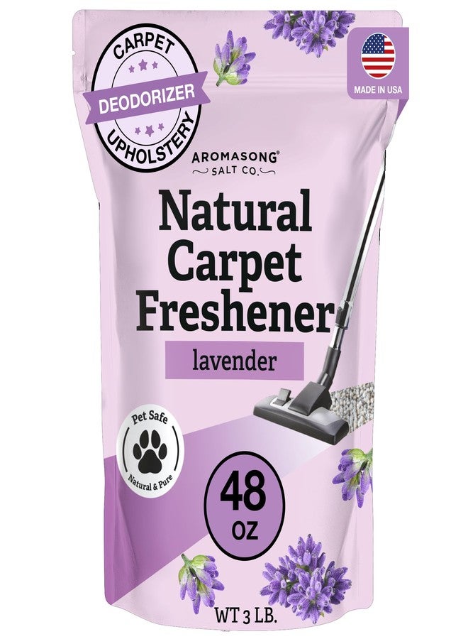 Aromasong بودرة مزيل الروائح للسجاد من أروما سونغ - معطر سجاد لافندر طبيعي 100% - آمن للحيوانات الأليفة - مزيل روائح الأثاث - فعال في القضاء على روائح الحيوانات الأليفة القوية وبول الحيوانات الأليفة - 3 رطل. - Image 1