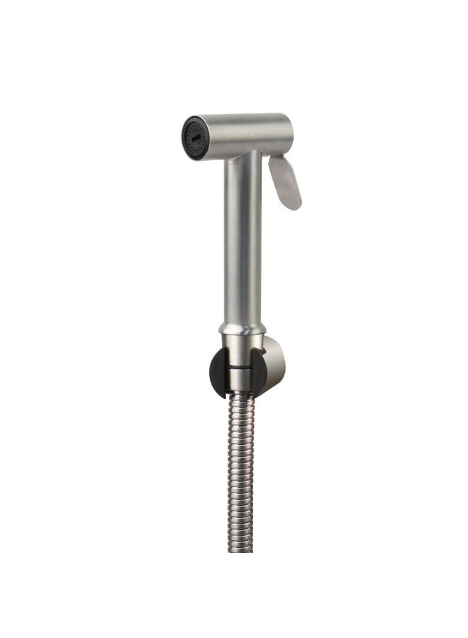 DANUBE HOME Milano Jess Shattaf Set-Chrome | Stainless Steel Shattaf | No Leak Toilet Sprayer Handheld Bidet Spray For Bathroom Toilet Washroom - Chrome - Image 1