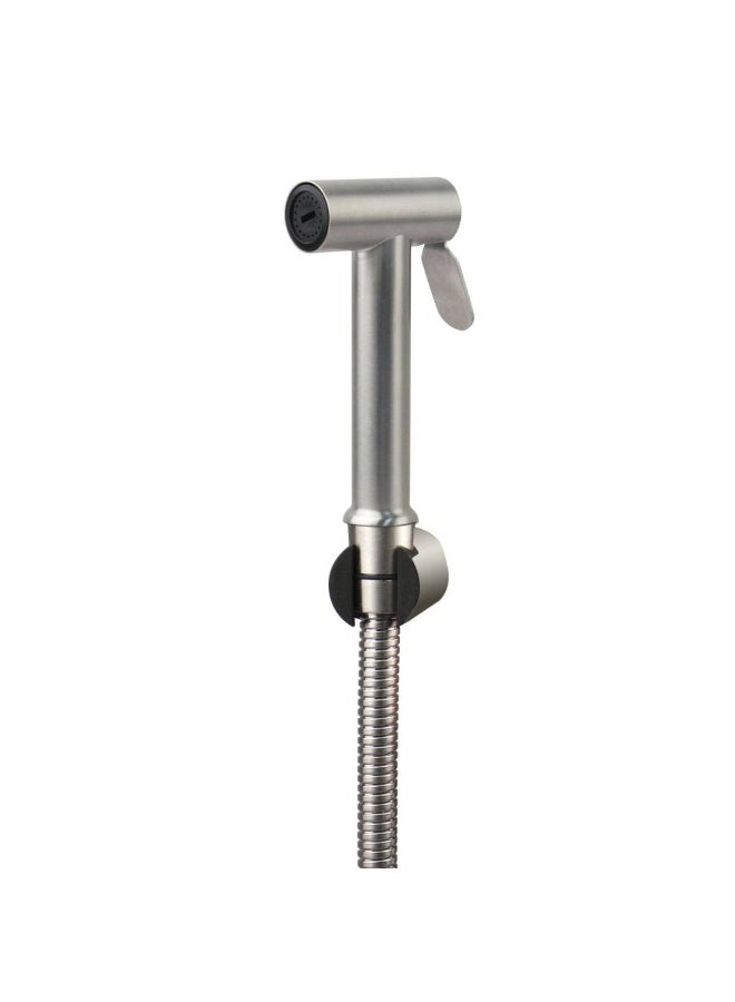 DANUBE HOME Milano Jess Shattaf Set-Chrome | Stainless Steel Shattaf | No Leak Toilet Sprayer Handheld Bidet Spray For Bathroom Toilet Washroom - Chrome - Image 4