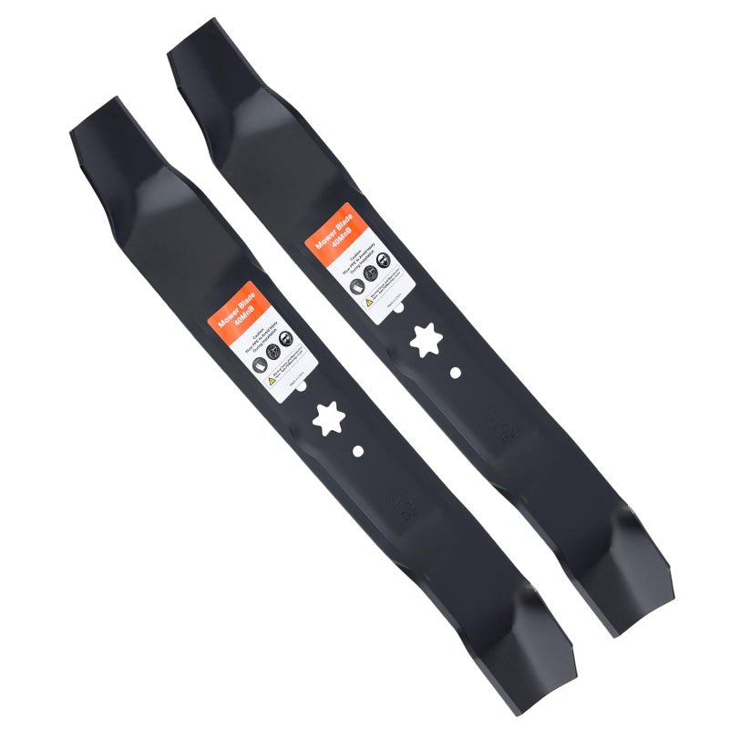 Grasscool 942-0616A Mulching Blades with 6 Star Mounting Pattern for Cub Cadet 42 inch Zero Turn Lawn Tractor MTD Troy Bilt Bronco Pony 42" Deck Mower Replace 742-0616A 742-0616 942-0616 - Image 1