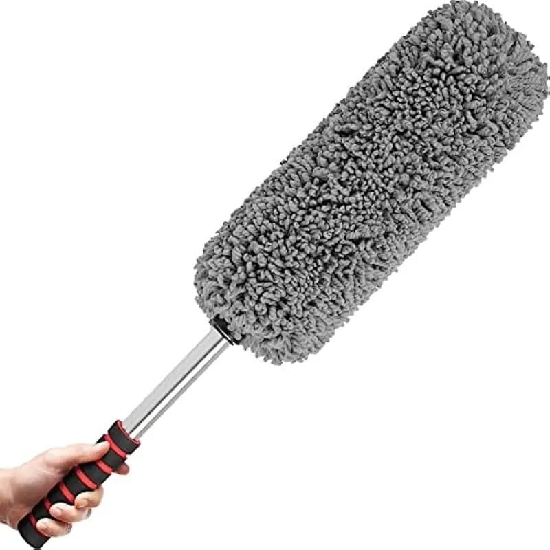 Derovan Ultra-Soft Microfiber Duster – Extendable Telescoping Handle for Scratch-Free Cleaning of Car, Home & Office (Up to 35″) - Image 1