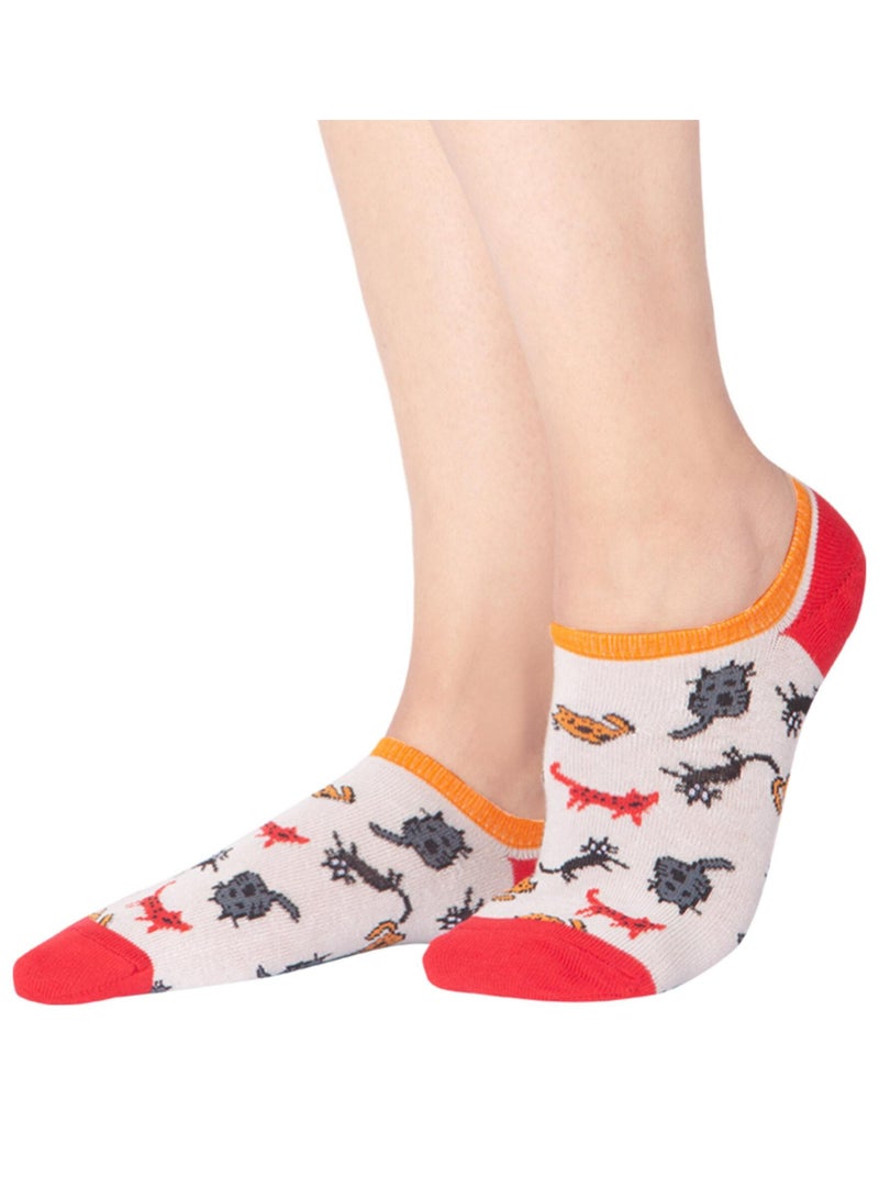 بيج ديزاين 3 قطع نسائية منخفضة قطع الكاحل الجوارب - Image 3