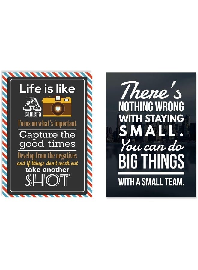 Paper Plane Design PAPER PLANE DESIGN Quote and Motivational Poster Set of 10 (Size 45 x 30 cm) - Image 4