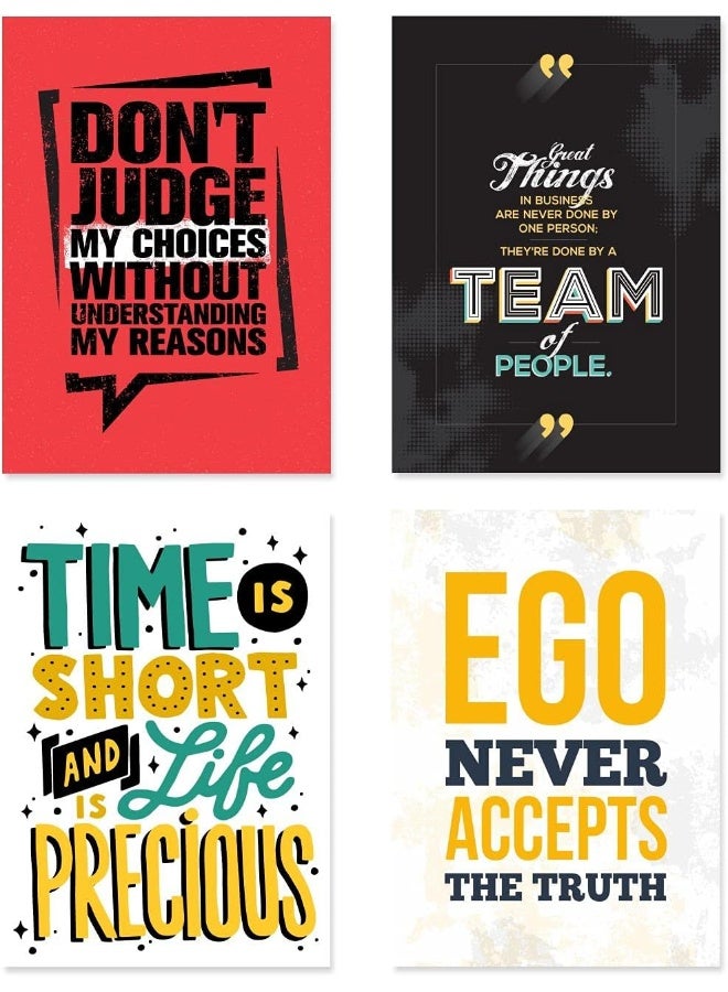 Paper Plane Design PAPER PLANE DESIGN Quote and Motivational Poster Set of 10 (Size 45 x 30 cm) - Image 3