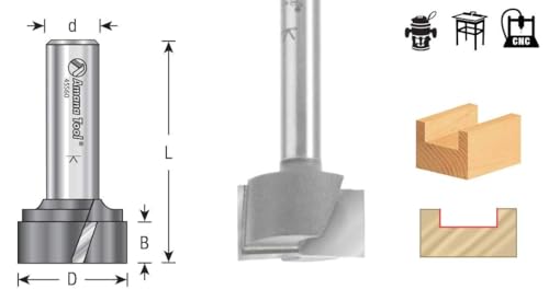 Amana Tool - 45566 Carbide Tipped Bottom Cleaning/Spoilboard 1-1/2 Dia x 5/8 x 1/2" - Image 3