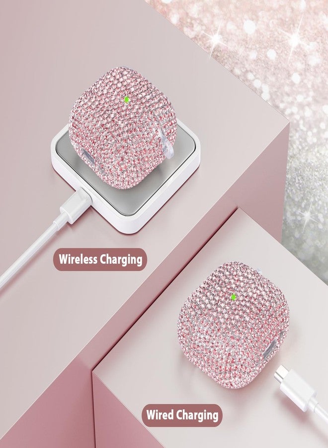 VISOOM Cute Jewelry Case for Airpods 4 Cases 2024 Cover Women, Sparkly Air pods 4 Gen Cases Hard TPU Airpod Case 4th Generation Glitter iPods 4 Case with Bling Keychain for iPods Earbuds Airpods 4th - Image 5