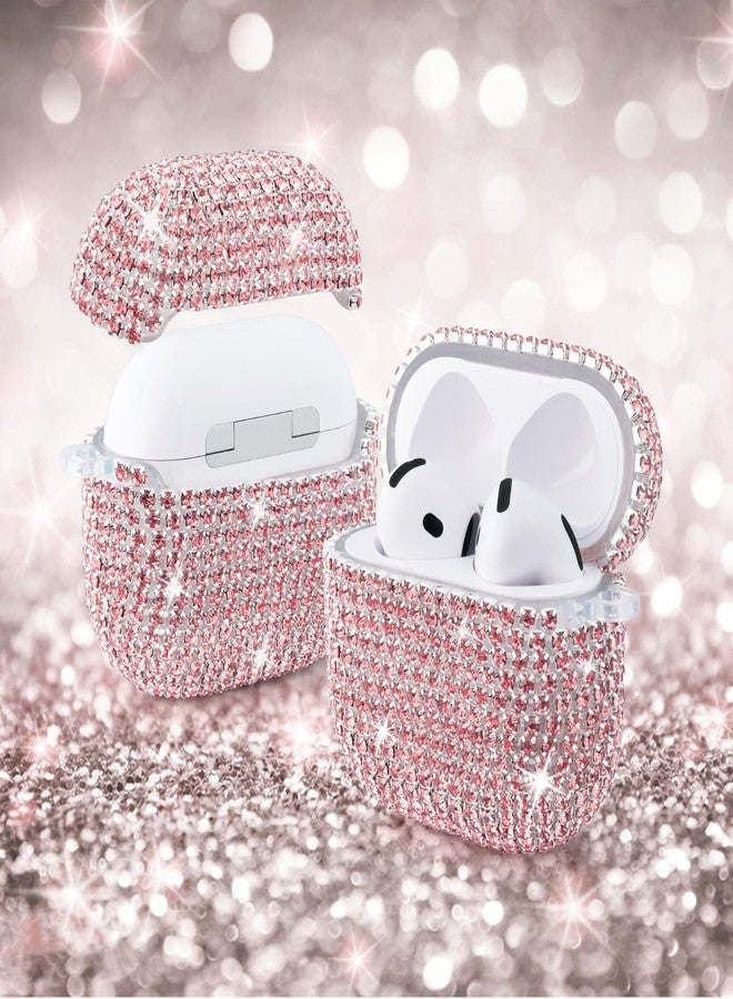 VISOOM Cute Jewelry Case for Airpods 4 Cases 2024 Cover Women, Sparkly Air pods 4 Gen Cases Hard TPU Airpod Case 4th Generation Glitter iPods 4 Case with Bling Keychain for iPods Earbuds Airpods 4th - Image 3