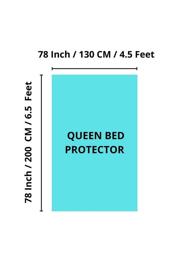 Mothers Choice - Waterproof Plastic Mattress Protection Sheet For Baby White 95 X 73 Inches - Image 1