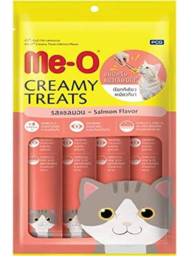 Me-O Creamy Treats Salmon Flavor 4 X 15 G - Image 3