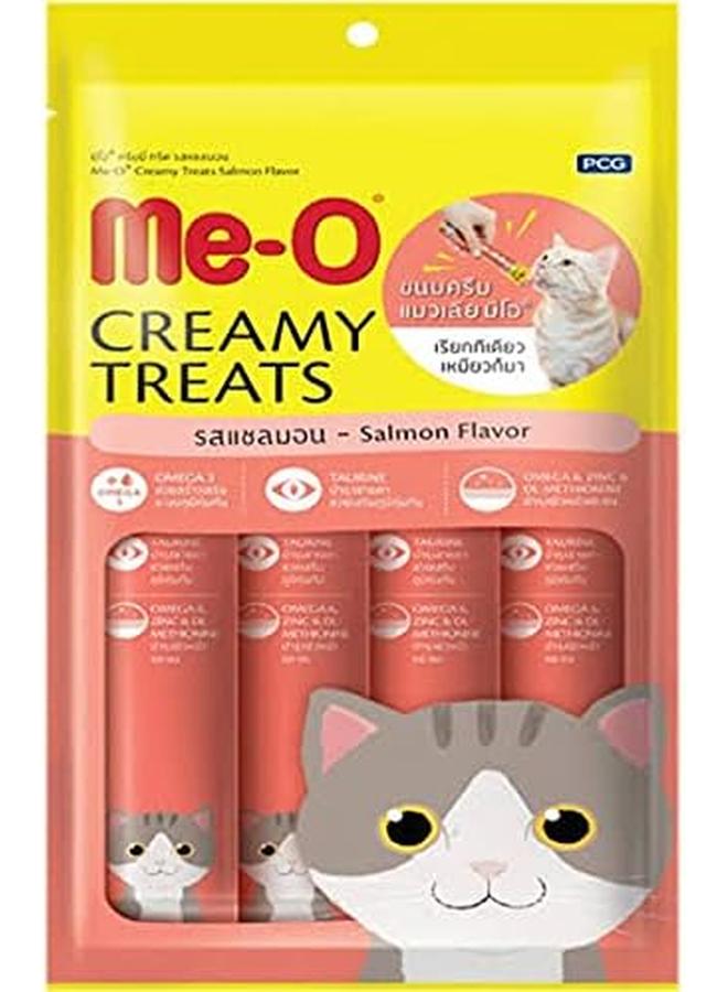Me-O Creamy Treats Salmon Flavor 4 X 15 G - Image 4