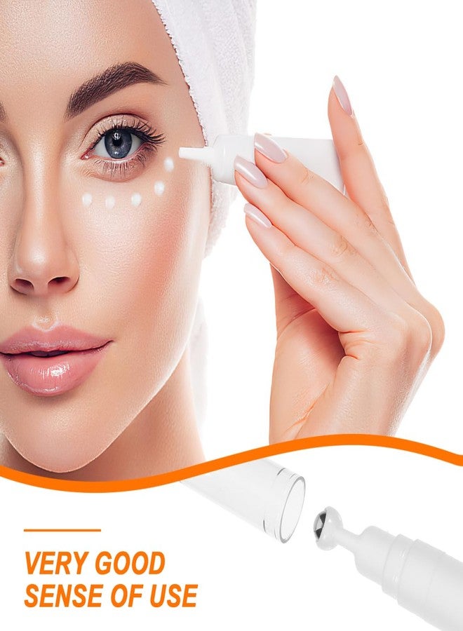 balacoo Empty Roller Ball Applicator Bottle Refillable Eye Cream and Essential Oil Dispenser Travel for Easy Use and Carry for Women and Girls - Image 2