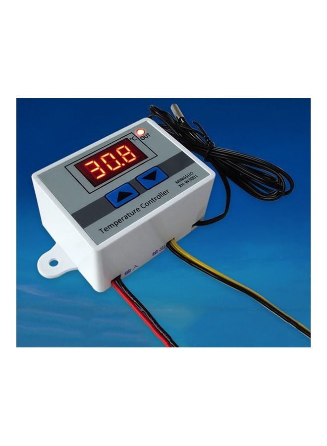 NIBEMINENT Temperature Controller With Probe White/Blue/Black 6x4.5x3.1cm - Image 1