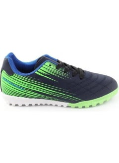 Cool Ronaldo Navy Blue Boys Lace-Up Artificial Turf Football Shoes  - Image 1
