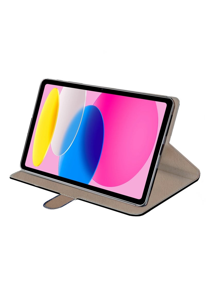 Wtech Apple iPad 2025 (11th Generation) A16 10.9 inch WTech PU Leather Magnetic Closure Flip Case Cover - Purple - Image 4