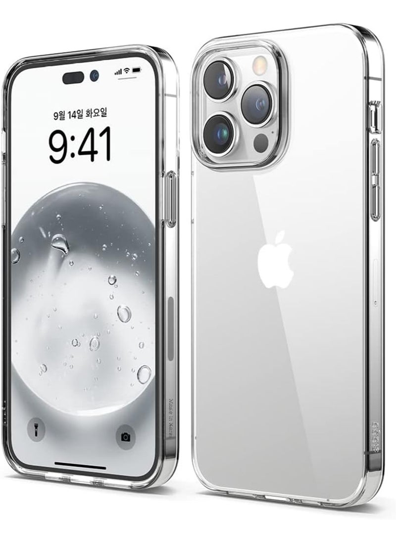 Elago Clear for iPhone 14 PRO Case Cover with Shock Absorption TPU Shockproof - Transparent