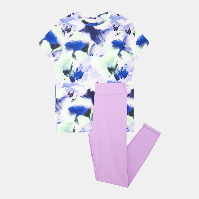 Kids' Active T-Shirt and Tights Set