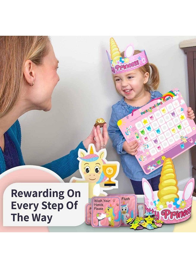 Putska Unicorn Potty Training Chart & 35 Magnetic Stickers Potty Chart For Toddlers Girls Boys - Image 3