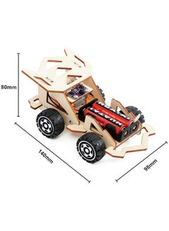 Jorunb Wooden Remote Car,science kit Wireless Remote Control Racing Car Kit,Science Experiment Kit,DIY Model Cars Kit Educational Building Toys for 5-12 Year Old Boys  - Image 3
