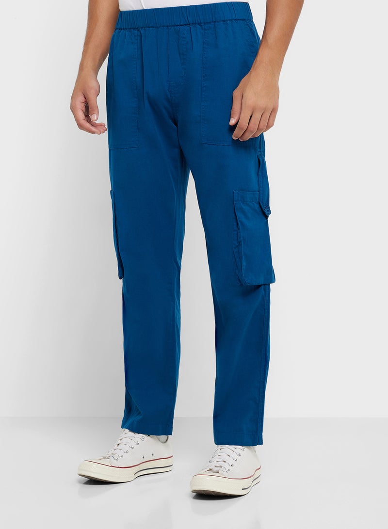 سفنتي فايف بنطلون كارغو بقصة مستقيمة - Image 1