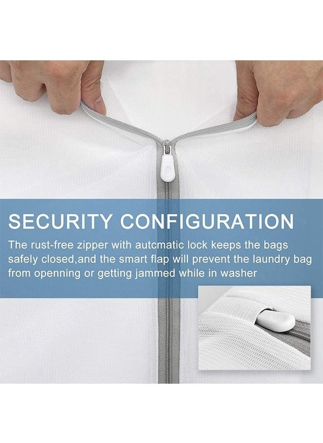 Generic Durable Fine Mesh Laundry Bags 3Pcs Honeycomb Mesh Laundry Bags  - Image 4