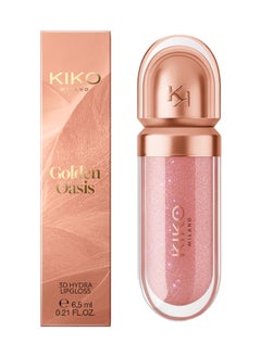 KIKO MILANO Golden Oasis 3D Hydra Lip Gloss 01  - Image 1