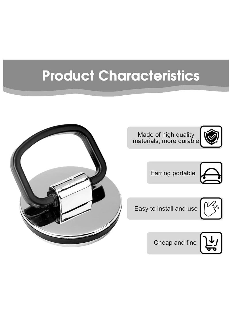 XiuWoo Sink Plug with Grab Handle 46mm Easy Grip Kitchen & Bathroom Basin Premium ABS Chrome Finish Bath Drain Stopper, Water Resistant - Image 2