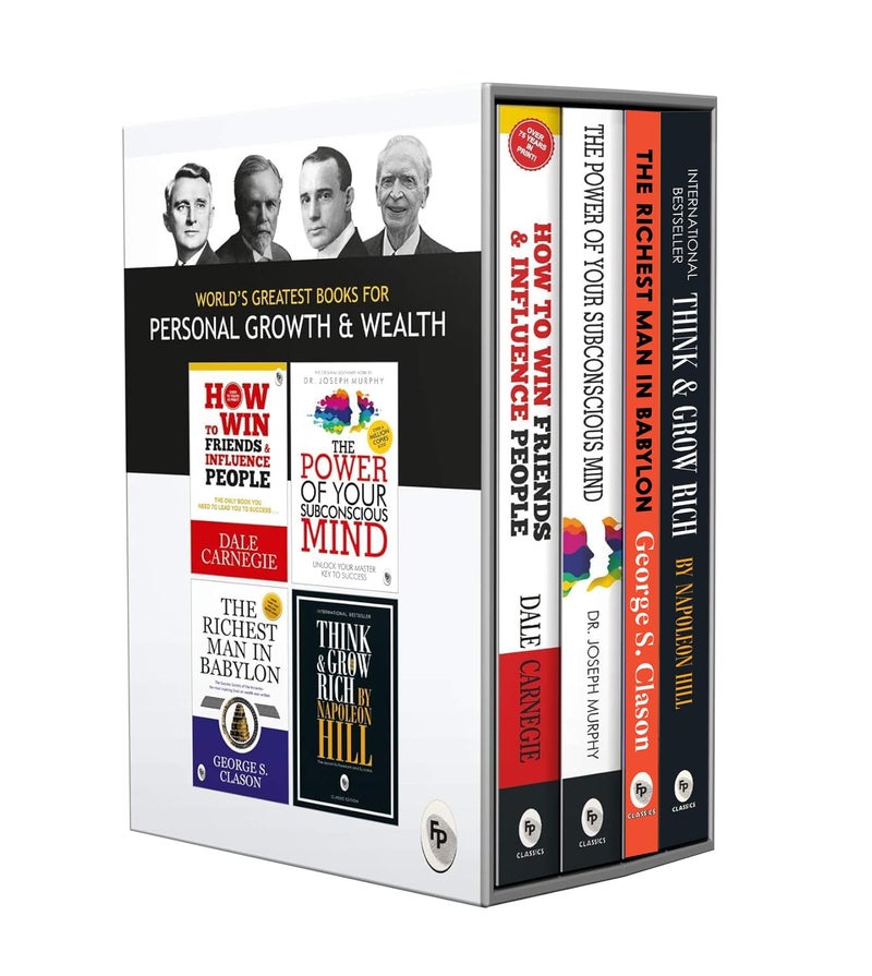 World's Greatest Books For Personal Growth & Wealth (Set of 4 Books): Perfect Motivational Gift Set - Image 1