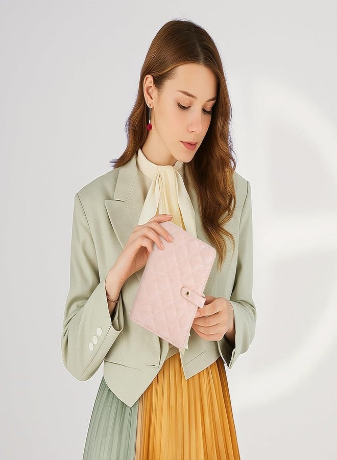 RASOFAB Zwerlin Jewelry Storage Book Large Travel Organizer Case Foldable Roll with Clear Zipper Velvet Pouches for Earrings Necklaces Rings Bracelets Brooches Portable Jewelry Holder for Trips Home - Image 5