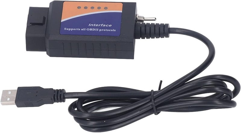 Keenso OBD2 Scanner Car Diagnostic Tool OBDII Code Reader ELM327 USB V1.5 with PIC18F25K80 Chip for Kuga ABS Bleeding Coding 38 More Services - Image 1