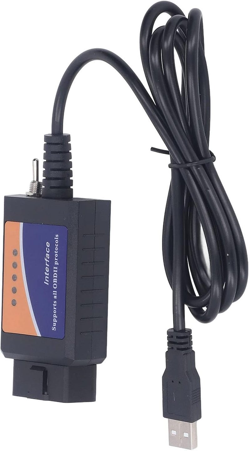 Keenso OBD2 Scanner Car Diagnostic Tool OBDII Code Reader ELM327 USB V1.5 with PIC18F25K80 Chip for Kuga ABS Bleeding Coding 38 More Services - Image 2