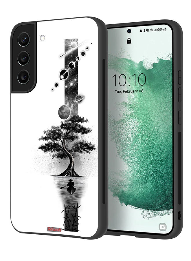 Tolwak Samsung Galaxy S22 Plus 5G Protective Case Cover Earth Space Art - Image 1