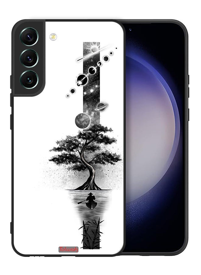 Tolwak Samsung Galaxy S22 Plus 5G Protective Case Cover Earth Space Art - Image 2
