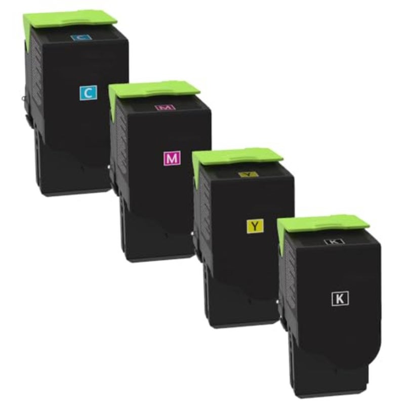 لطابعات Xerox C310/C315: مجموعة حبر عالية السعة بأربعة ألوان، حبر قائم على البوليمر، أسود/سماوي/أرجواني/أصفر، ينتج ما يصل إلى 2800 صفحة لكل خرطوشة - Image 1
