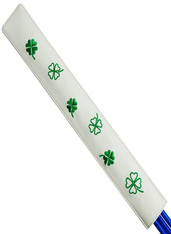 Golfupp Golf Alignment Stick Cover Case Holder Hold at Least 3 Sticks Lucky Clover Pattern Design - Image 1