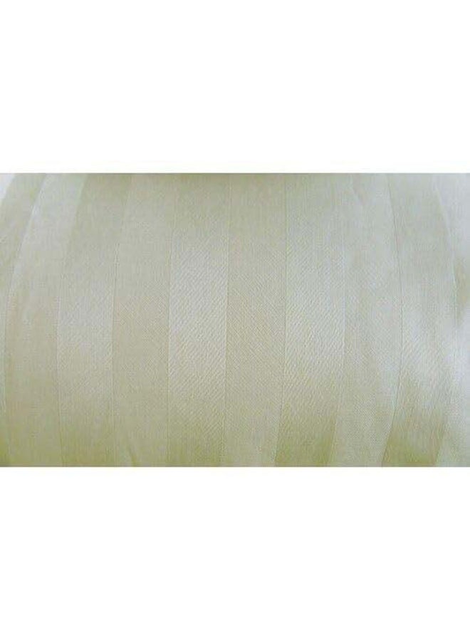 HOTEL COLLECTION Stripe Single Cream Duvet Cover set with Single Pillow Case 160x220 cm - Image 4