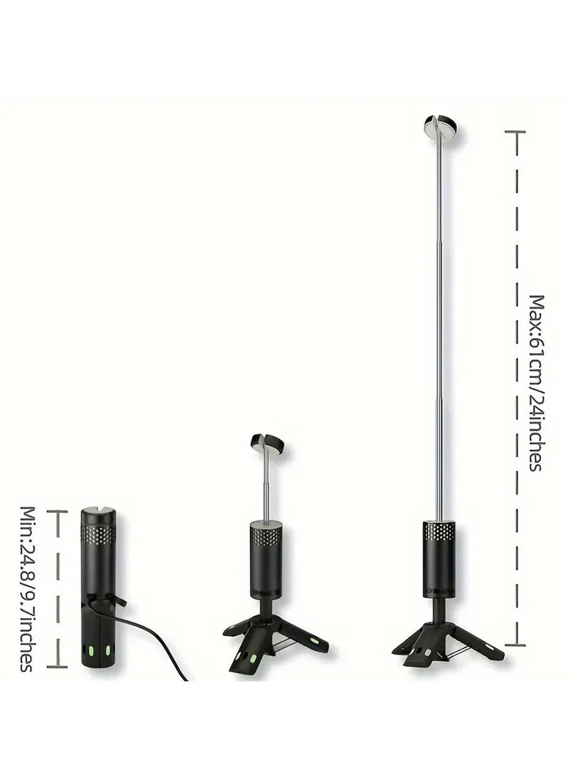 YOUGE Camping Light Telescopic,Rechargeable Collapsible Camping Lanterns with Stand,7800mAh Magnetic Waterproof Camping Lamp,Outdoor Light for Emergency,Cool Camping Must Haves (Black)  - Image 3