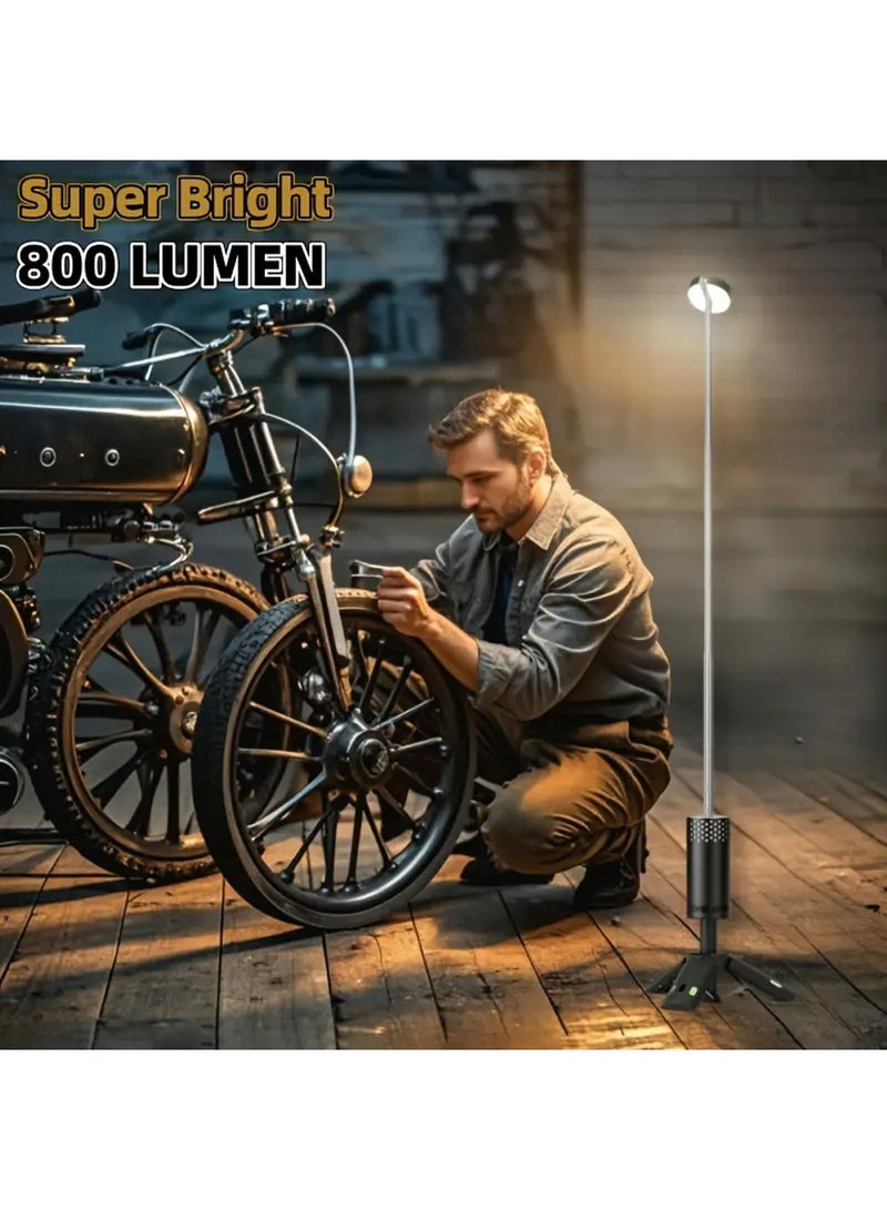 YOUGE Camping Light Telescopic,Rechargeable Collapsible Camping Lanterns with Stand,7800mAh Magnetic Waterproof Camping Lamp,Outdoor Light for Emergency,Cool Camping Must Haves (Black)  - Image 5