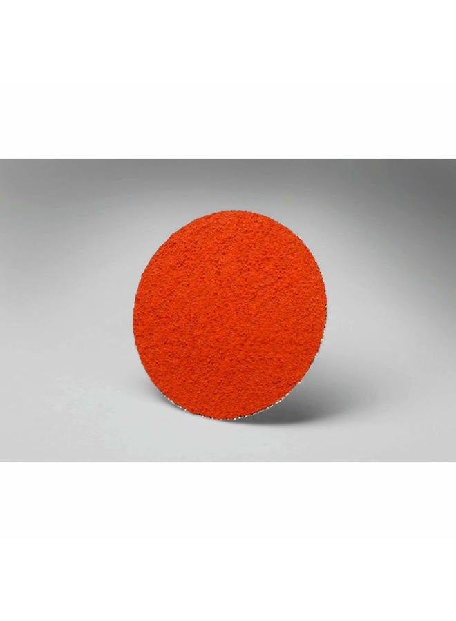3M Roloc Disc TS 777F, YF Weight Cloth, Ceramic Aluminum Oxide, 2" Diameter, 36 Grit (Pack of 50) - Image 1
