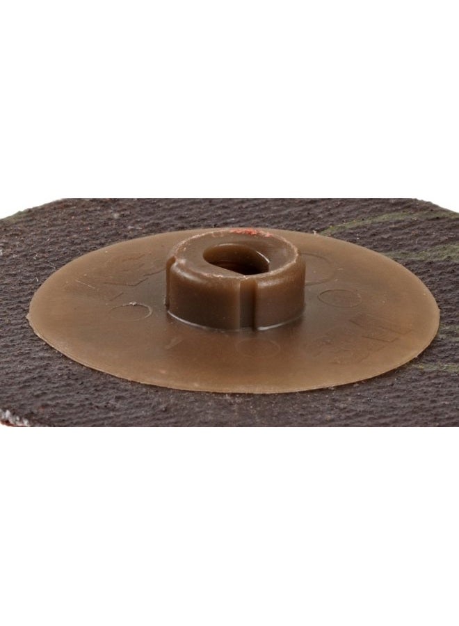 3M Roloc Disc TS 777F, YF Weight Cloth, Ceramic Aluminum Oxide, 2" Diameter, 36 Grit (Pack of 50) - Image 2