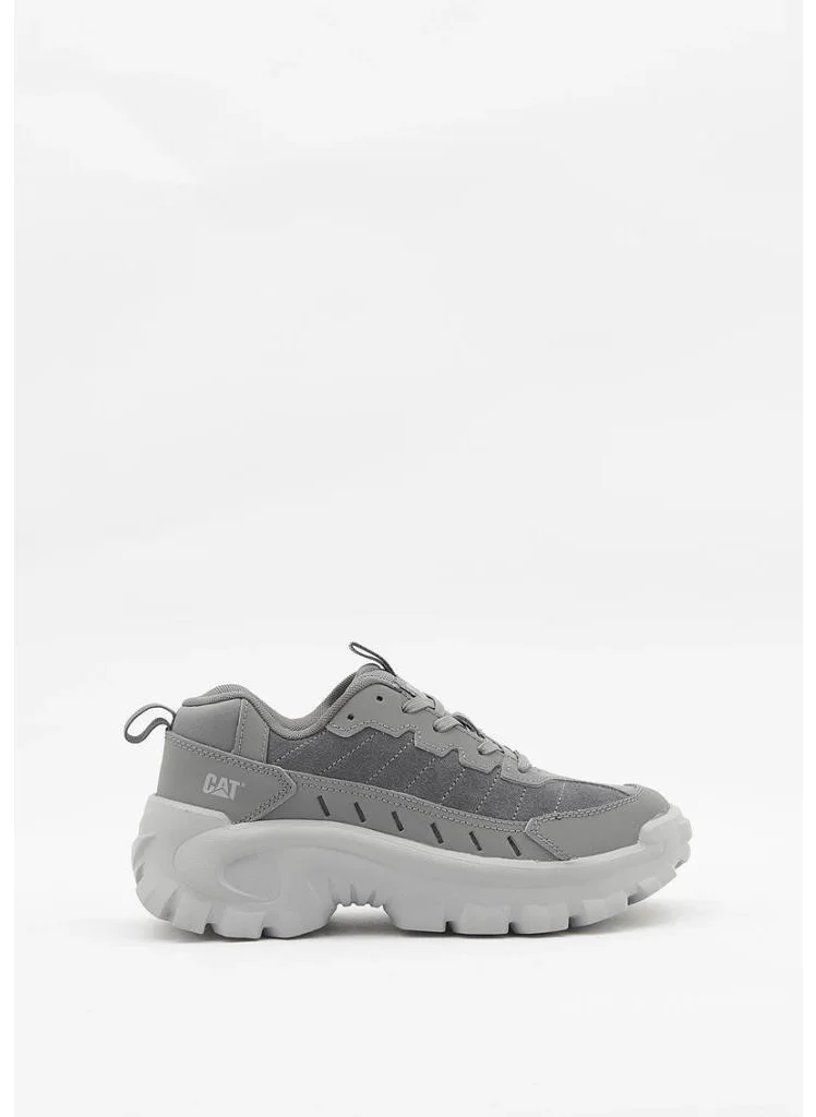 كات erpillar Intruder Essential Grey Suede Men's Sneakers