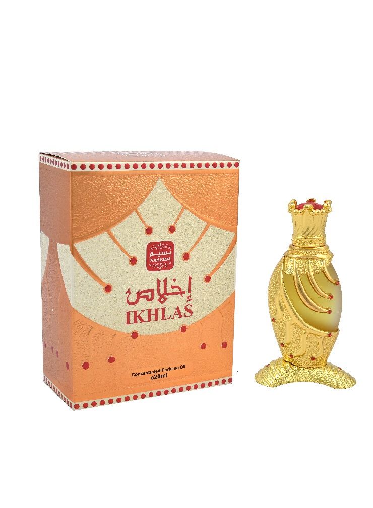 نسيم زيت عطري إخلاص 20 مل عطار - عطر مركز يدوم طويلاً للرجال والنساء