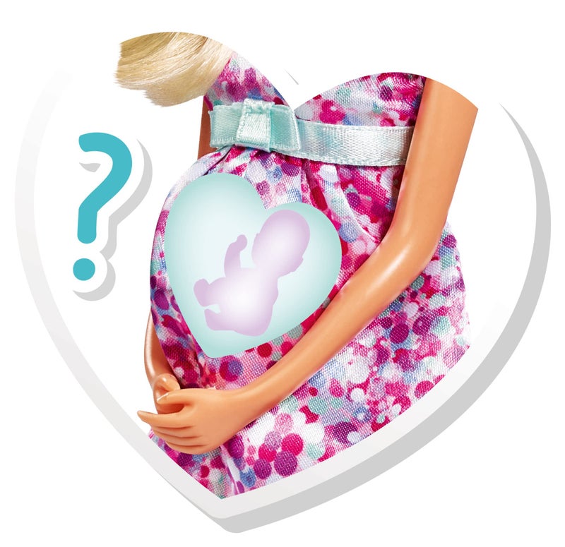 Simba 105733588 - Steffi Love Baby Surprise, Pregnant Doll with Baby Surprise, Boy, Girl, Twins, 3 Assorted Designs, Only One Item Supplied, Over 11 Pieces, 29 cm, from 3 Years - Image 2